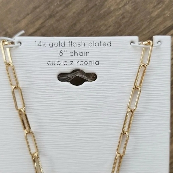 Anthrpologie Initial E" Necklace with Pearl Charm - Picture 8 of 8